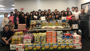 Hitachi Participate in Annual Food Drive