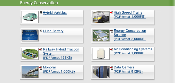 Energy Conservation - Hitachi Environmental Technology Exhibit