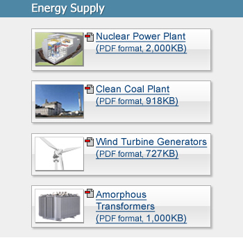 Energy Supply - Hitachi Environmental Technology Exhibit